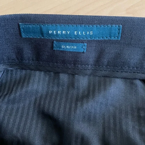 Perry Ellis | Pants | 325 Perry Ellis Black Dress Pants Slim Fit | Poshmark